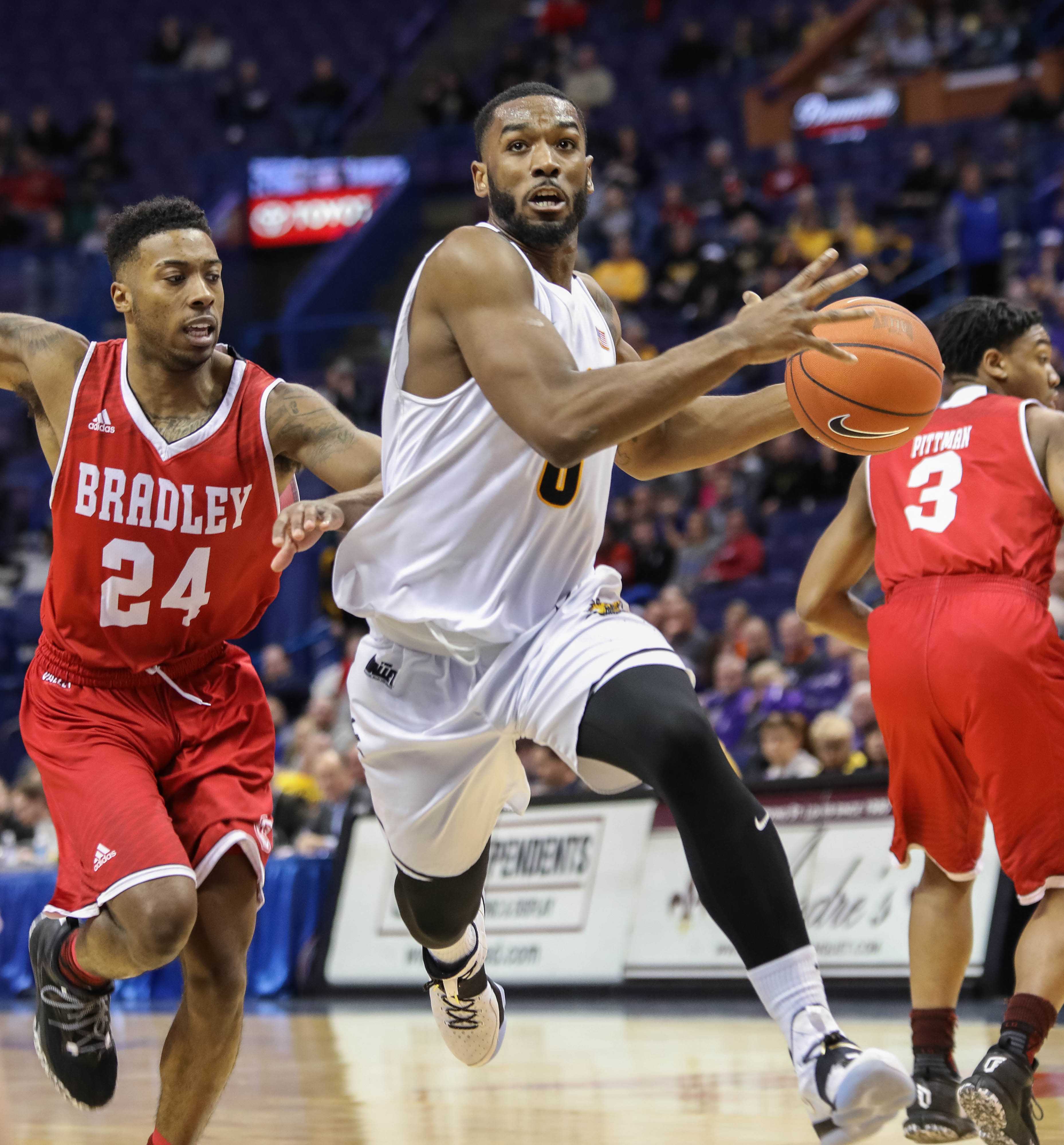 Shockers draw Bradley in the MVC Tournament Shockers draw Bradley in the MVC Tournament