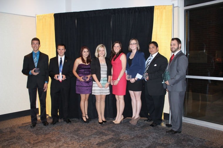 Wichita State's 2012 Man & Woman of the Year finalists.
