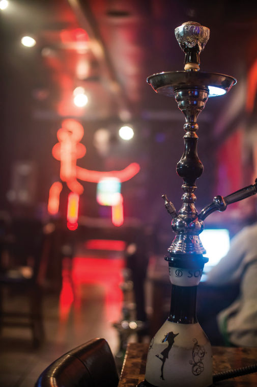 Hookahs are growing in popularity with students, despite the risks assosciated with them. Hookah bars, such as The Lava Lounge (pictured), are popular for their laid back and social atmosphere.