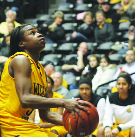 The Shockers Womens Basketball team brought in yet another win on Sunday against Loyola with a crushing final score of 65-50. Jamillah Bonner powered through the defensive line.