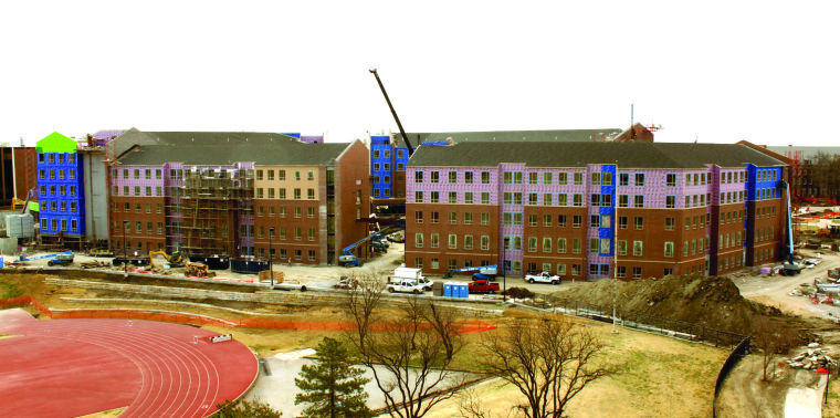 Shocker Hall is expected to be open by Fall of 2014. Its dining hall will be open to the community.