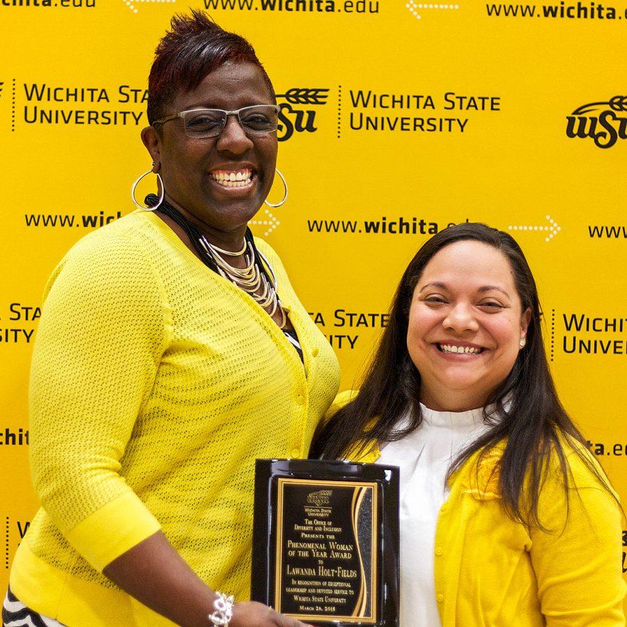 Lawanda Holt-Fields received the 2015 Phenomenal Women Award in the staff category.