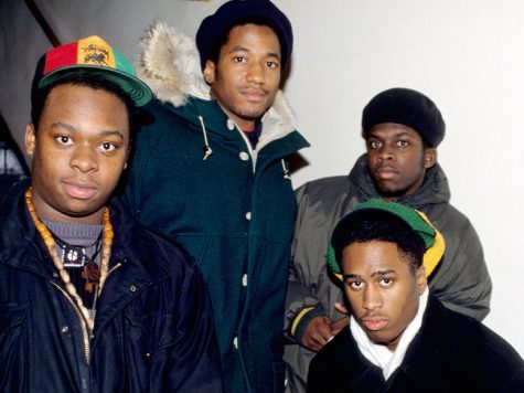 Courtesy photo. From left to right, Jarobi White, Q-Tip, Ali Shaheed Muhammad and Phife Dawg. 