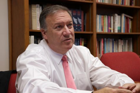 Back in Kansas, Secretary Pompeo talks journalism, public-private partnerships with The Sunflower