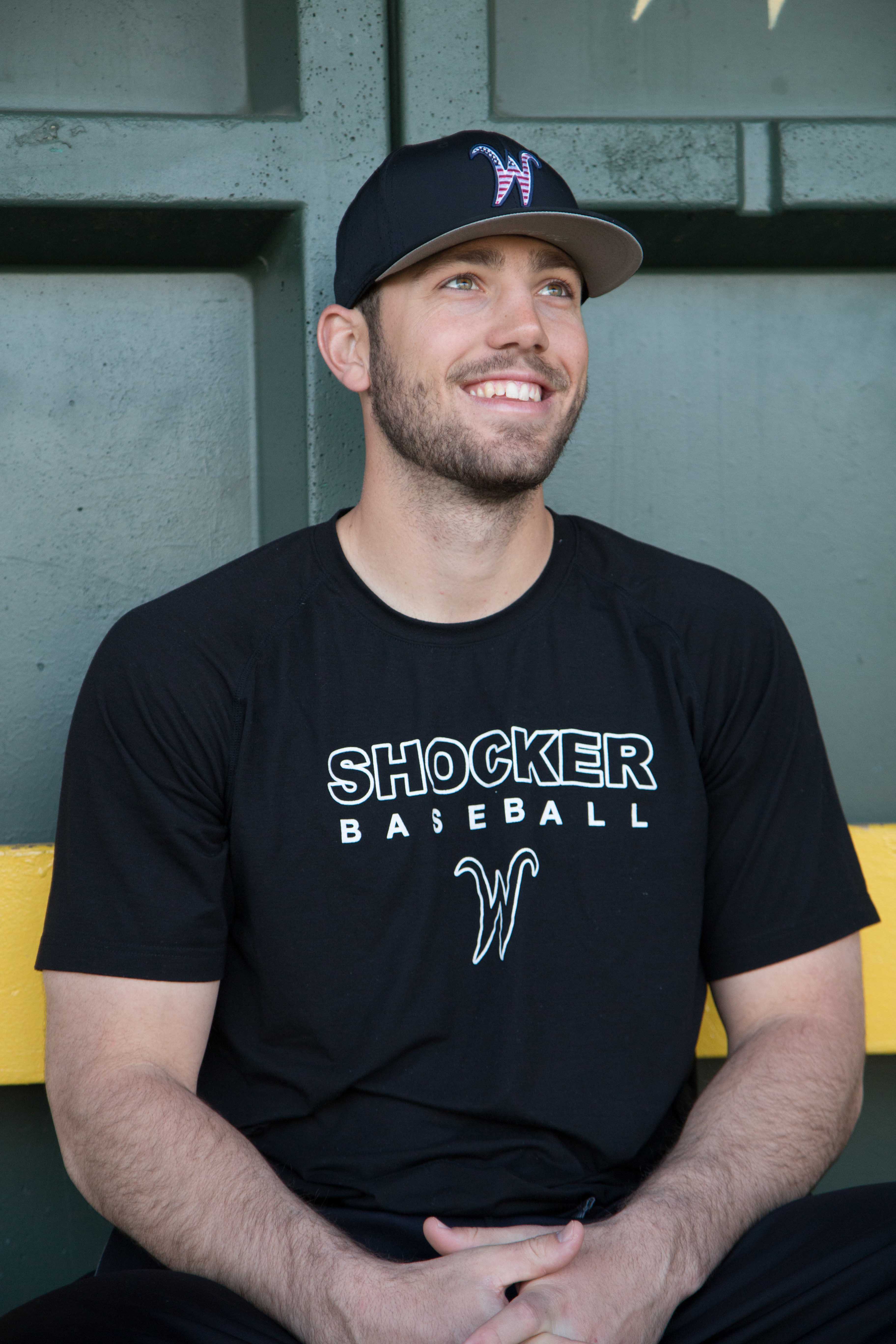 Codey McElroy is the volunteer assistant coach for Wichita State's baseball team. This is his first season coaching at Wichita State.