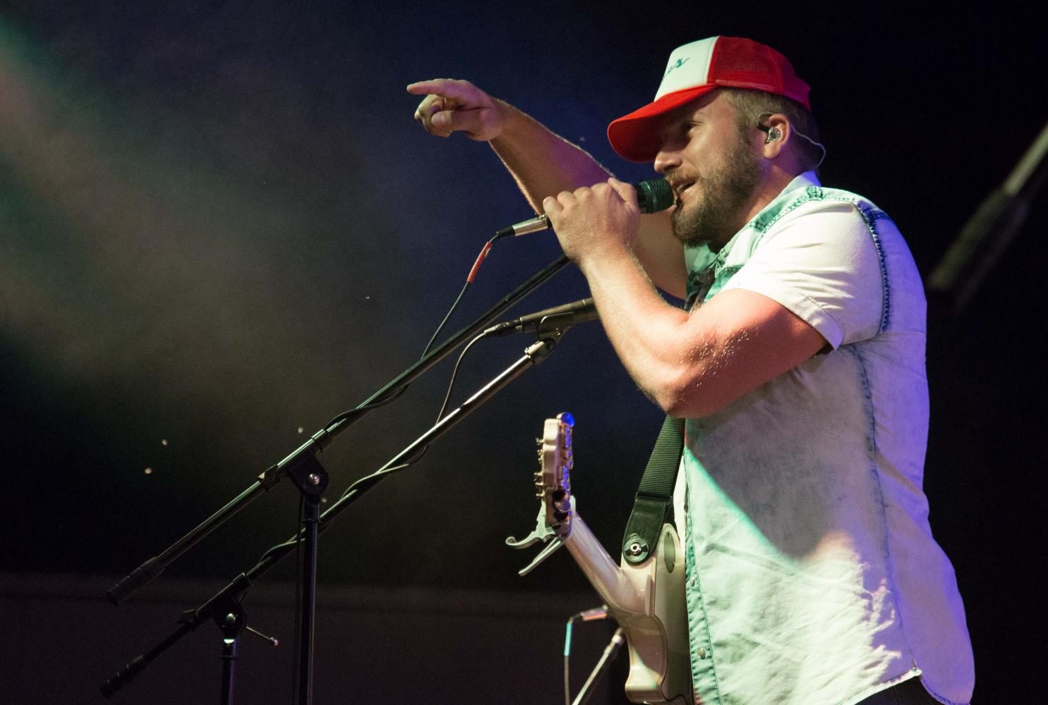 Logan Mize performs a concert in Rossville, Kansas. Mize is a local artist from Clearwater, Kansas. 