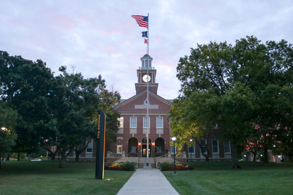 Morrison Hall on the campus of Wichita State University.