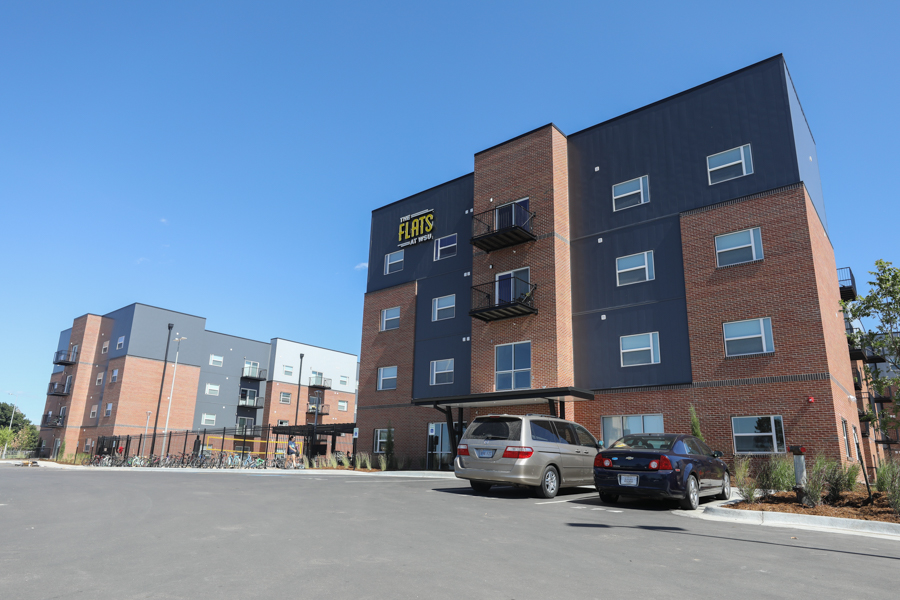 An employee at The Flats reported that mulch on the west end of the building was smoldering Saturday afternoon.