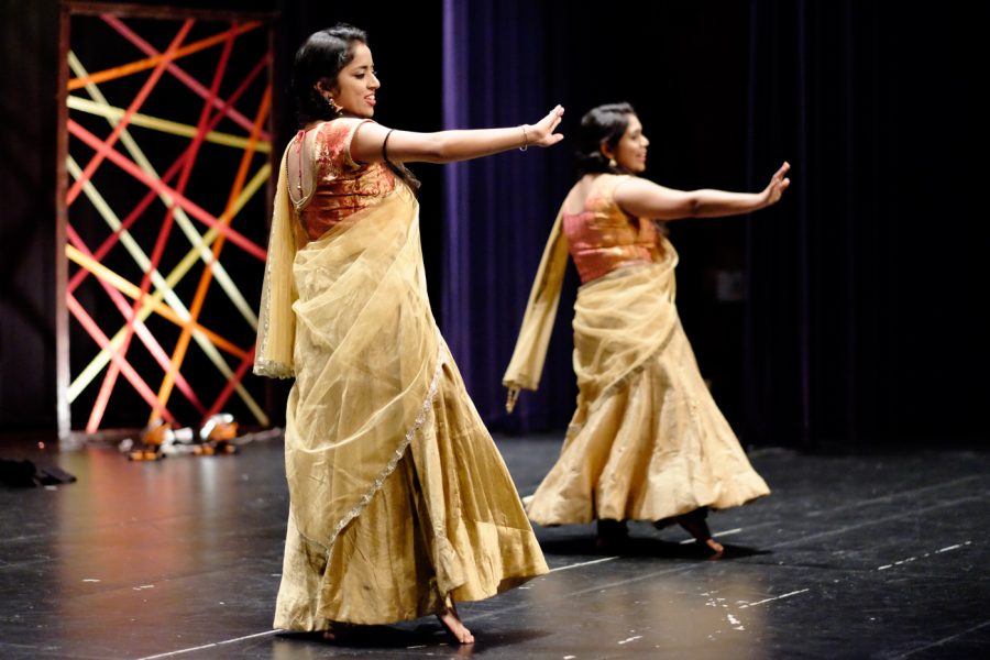 India Night started with a traditional dance performance by Jinee Patel and Divyavani Duddu.