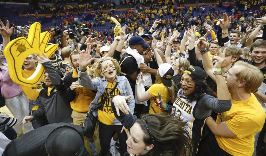 In Coach Marshalls years, our fans started to travel really well to that tournament. To see the Shocker students celebrating at mid-court makes it all full circle. I lost one of my best friends a few years ago, a huge Shocker fan, Kelly Williams. St. Louis was always a time to spend with him when I wasnt working. I will miss St. Louis, for that selfish reason