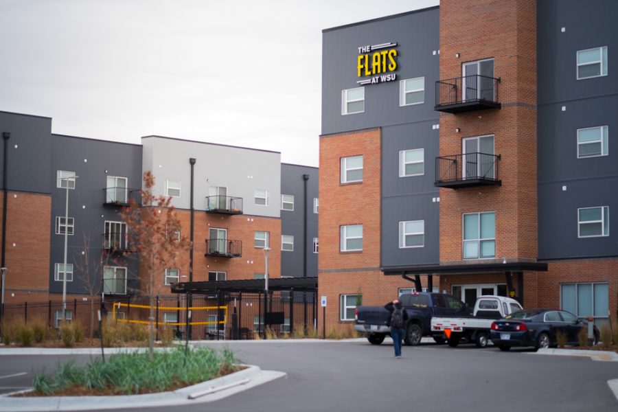 The Flats is a private apartment complex on Wichita State's Innovation Campus.