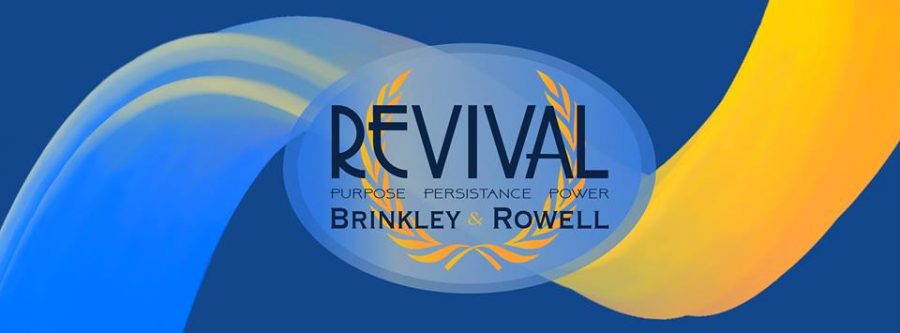 Senators Kenon Brinkley and Shelby Rowells logo for their campaign ticket “Revival.”