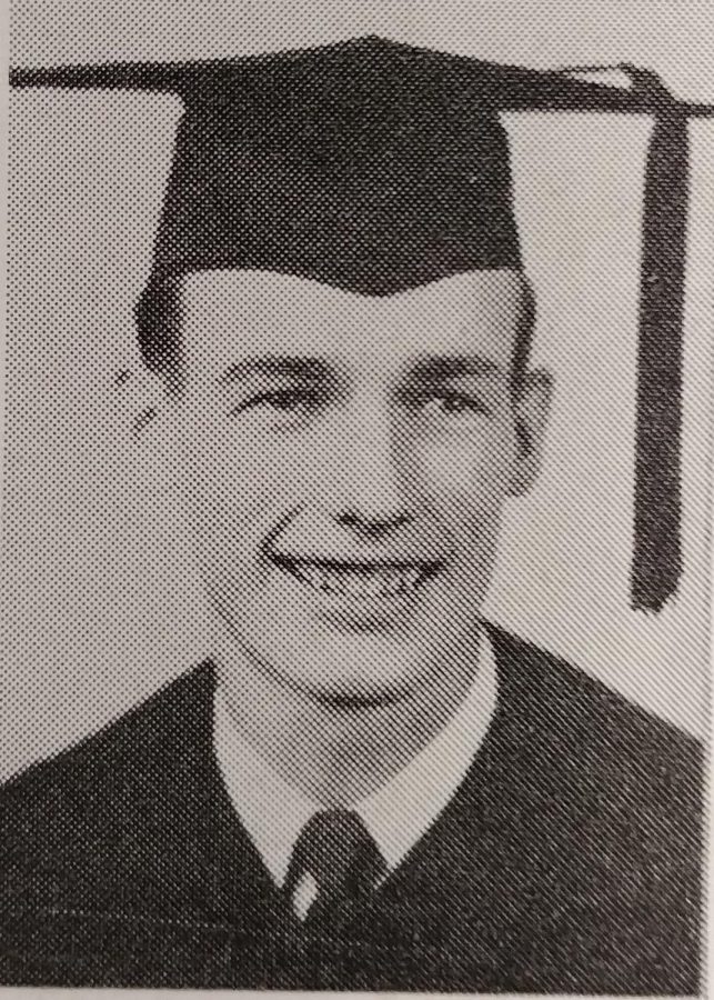 Freddy Simon is pictured in the 1949 edition of the university yearbook. Simon graduated in 1949 with a degree in business administration.