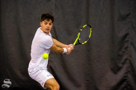 PHOTOS: Men’s Tennis beats Denver, stays even