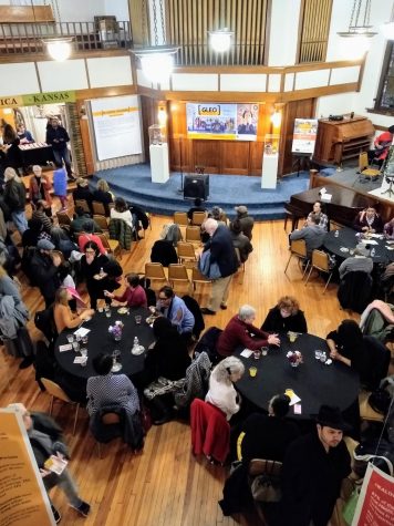 On Final Friday, Jan. 25, a diverse crowd packed the Kansas African American Museum for the opening reception of “The Color Line: Faces from North Wichita.”