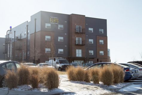 The Flats private apartment complex is located on Innovation Campus.
