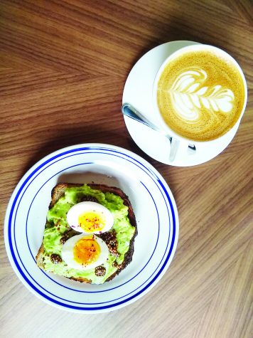 Avocado toast and coffee, pictured here, are two of the top items at Leslie's.