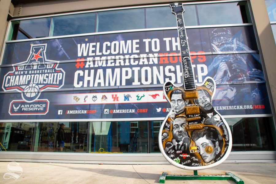 Wichita State will play at the FedExForum in Memphis, Tennessee for the American Athletic Conference.