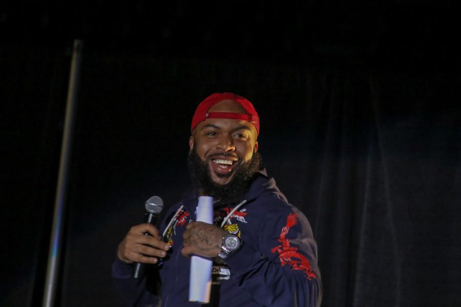 Mr. Bankshot, internet comedian, comes from Atlanta, Georgia to host the 10th annual Shock the Yard Step Show.