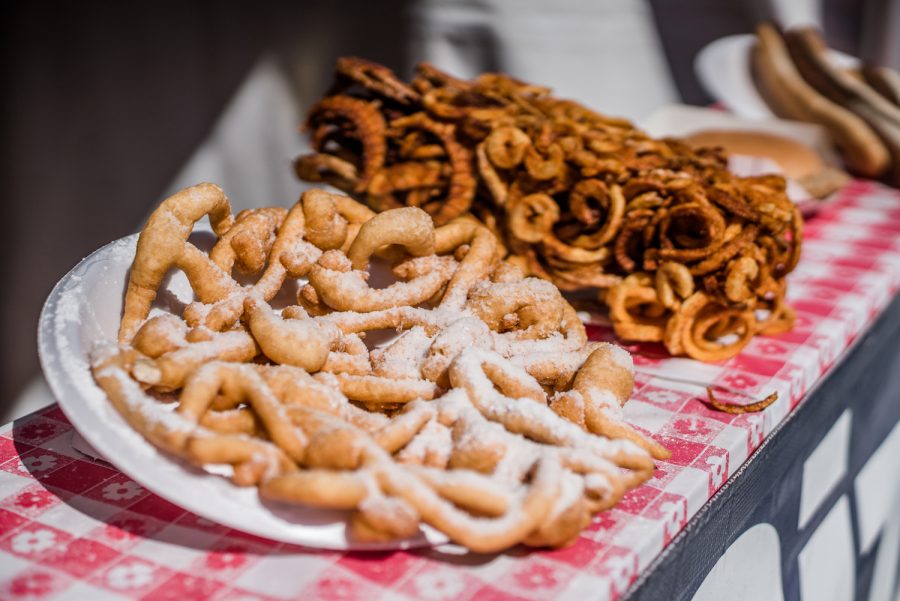 Funnel cake is one of the most popular food items available at Riverfest.