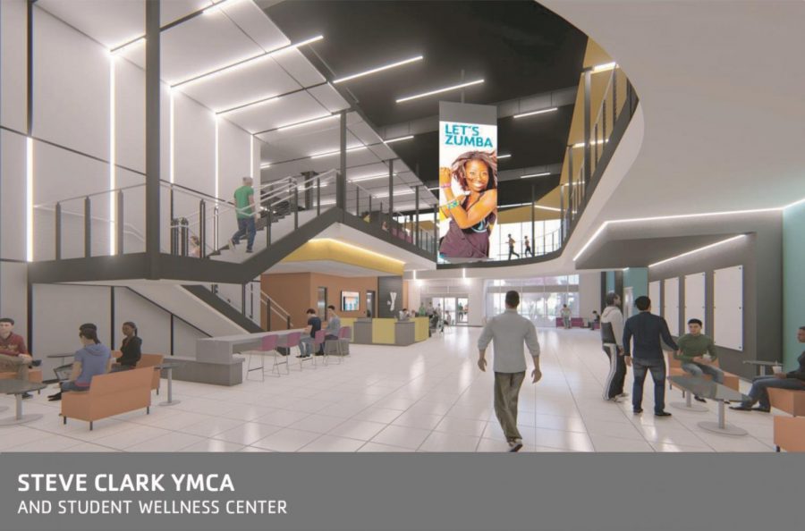 Steve_Clark_YMCA_and_Student_Wellness_Cetnter_Lobby_Angle_2_Rendering