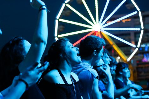 FILE PHOTO: Fans sing-along during The Cavves' performance at Riverfest.