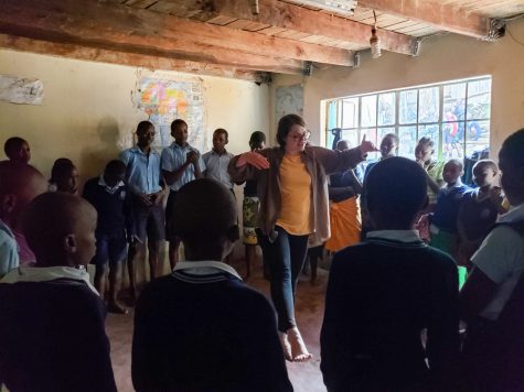 Sandra Carlo spent part of her summer in Nairobi, Kenya helping provide arts tutoring, shelter and community resources to residents in the Mathare slum.