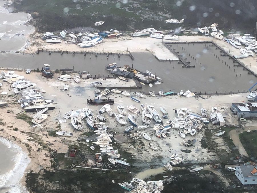 This image shows some of the destruction at the Bahamas following Hurricane Dorian.