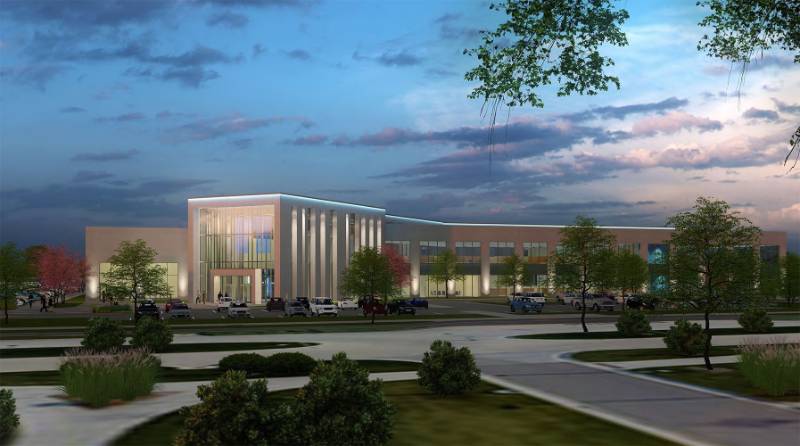 Rendering of NetApps new facility.