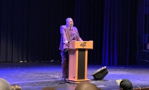 Anthony Ray Hinton was sentenced to death and spent 30 years in Alabama prison for two murders he did not commit. Hinton gave the Black History Month keynote lecture Thursday in the CAC Theater.
