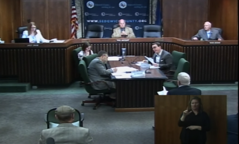The Sedgwick County Commission discusses a stay at home order at a special meeting on March 23, 2020. The recommendation for the order was passed and sent to the county health director for consideration.