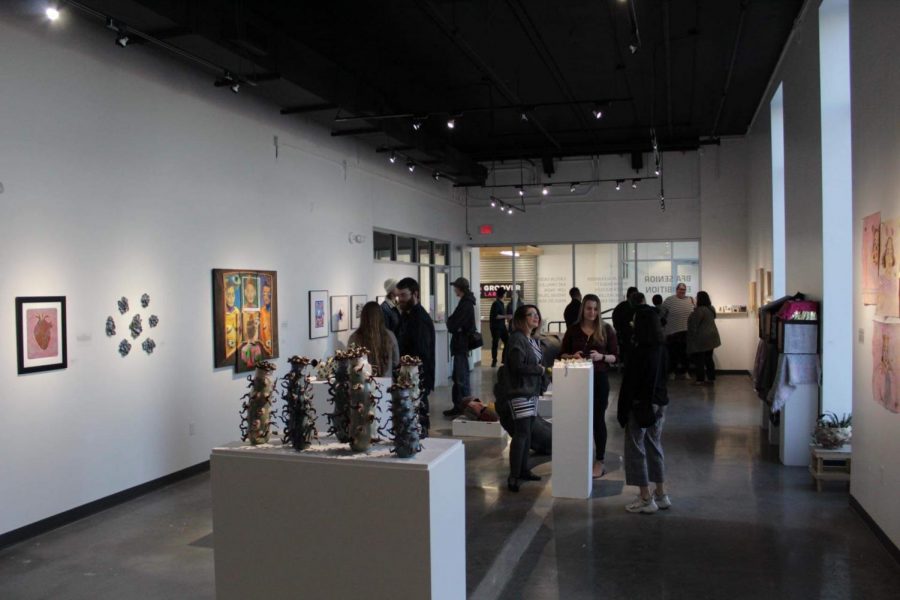 ShiftSpace hosted BFA Senior Exhibitions on March 6.