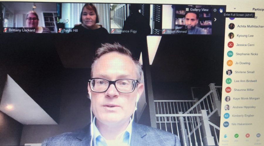 The Wichita State Faculty Senate held a Zoom meeting on Monday, April 13.