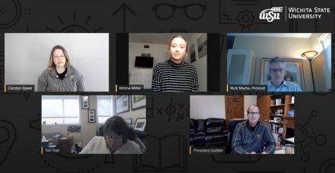 Screenshot from April 16 town hall.