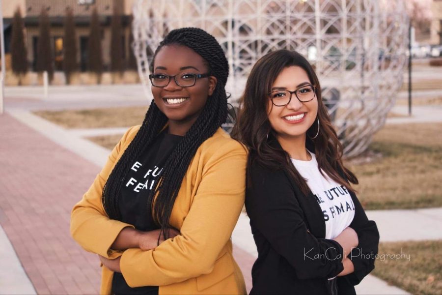 Courtney Price-Dukes and Maribel Sanchez are running for SGA vice president and president.