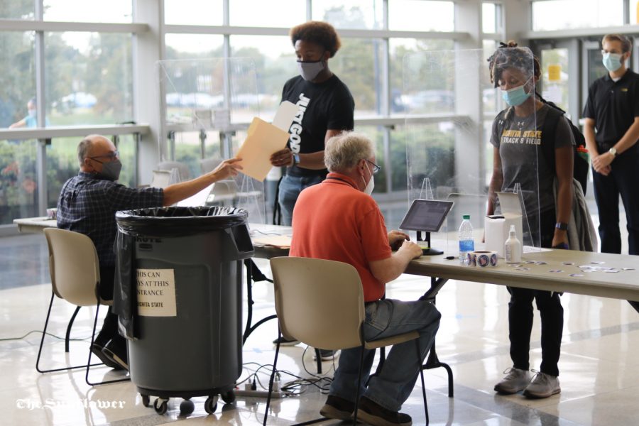 Wichita State held a community voting event for WSU students and the surrounding areas on Oct. 22.