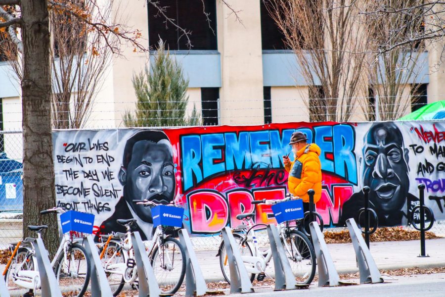 A new mural goes up in downtown Wichita to celebrate Martin Luther King Jr Day on January 18. “The mural is titled ‘lift your voice’, and I just hope everyone’s encouraged to use your voice to stand up for what’s right,” said Priscilla Brown, Wichita artist. The mural is located right next to the Pop Up Park in downtown Wichita.