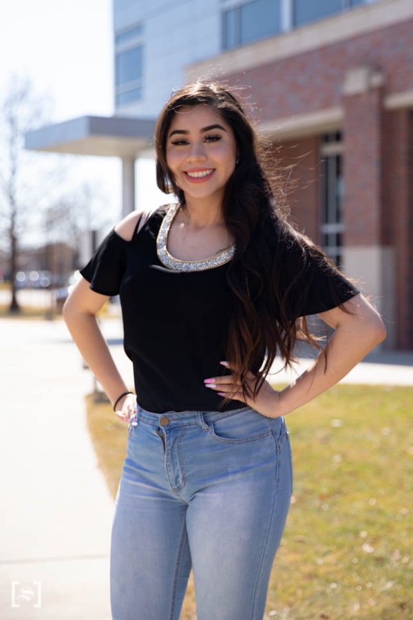 Michele Valadez is one of the two winners for the women’s innovation award. Valadez is a senior majoring in entrepreneurship.