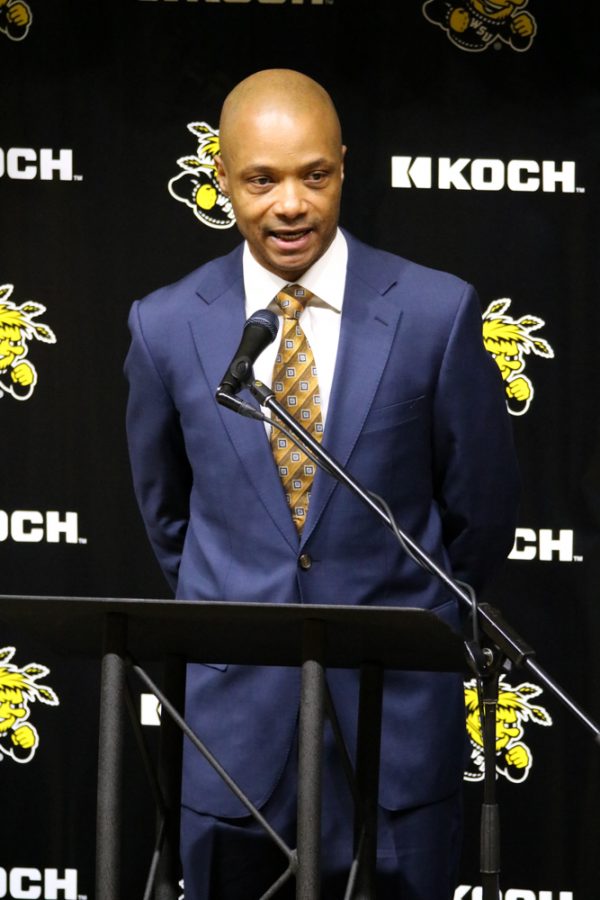 PHOTOS: Isaac Brown introduced as Wichita State's 26th men's basketball  head coach – The Sunflower