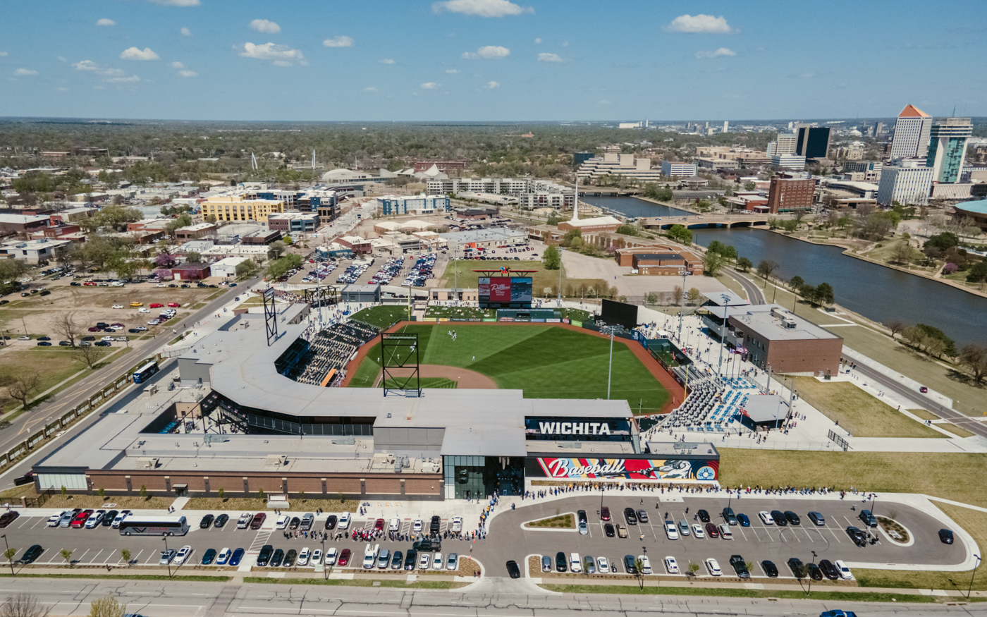 Riverfront Stadium's debut will be a Wichita State baseball game - Wichita  Business Journal