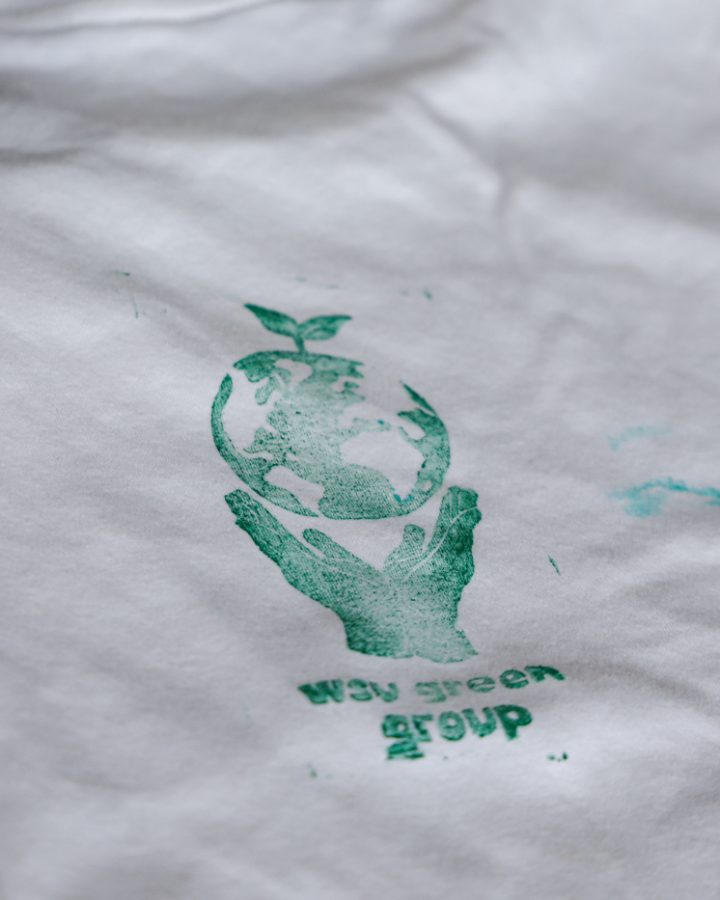 T shirts created earth day event hosted by WSU Green Group on the north lot of the Rhatigan Student Center on April 23, 2021.
