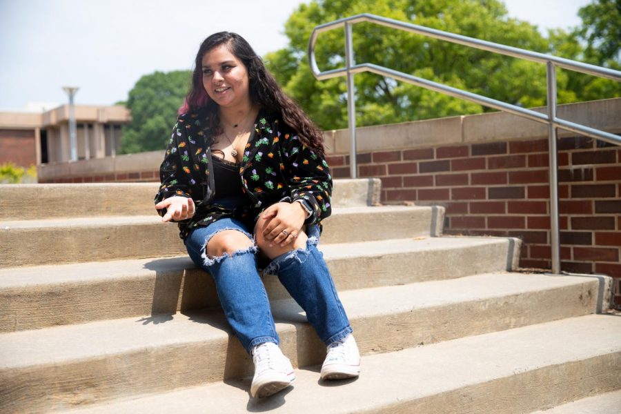 Alicia Saunders, a sophomore majoring in Art Education at Wichita State explains her goals for this upcoming fall semester on August 5th, 2021.