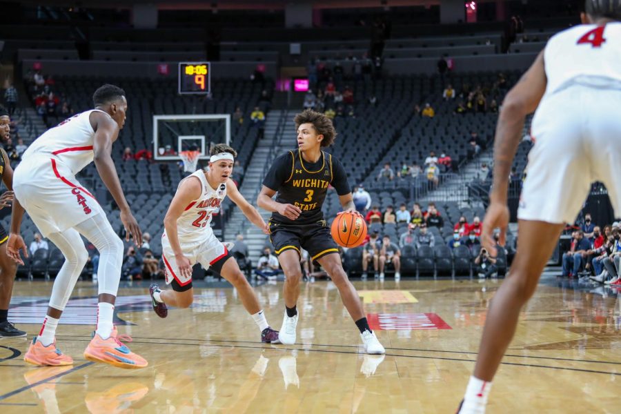 Craig Porter Jr. looks to pass during the game against Arizona on Nov. 19 inside the T-Mobile Arena.
