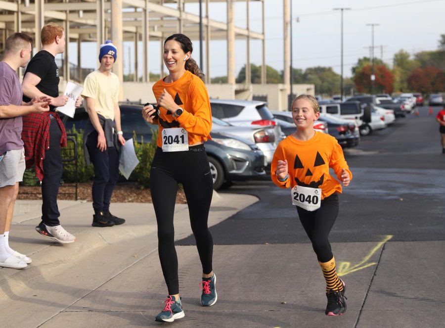 Participants came out to enjoy WSUs annual Homecoming Pumpkin Run on Oct. 23rd. Participants enjoyed pumpkin painting, yard games, a spooky photo booth, massages, and the 5k and 1k run.