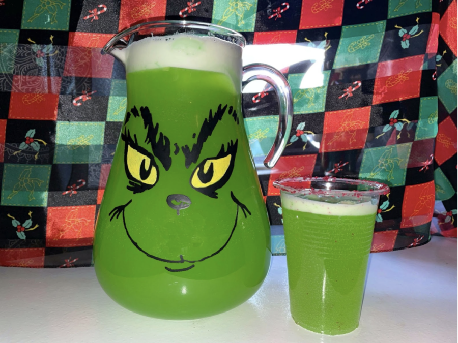 The Grinch Fruit punch is a fun way to spice up any holiday party. The drink was rated 5 out of 5 stars on kitchenfunwithmy3sons.com.