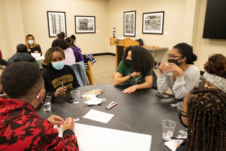 The Office of Diversity and Inclusion held their first Black Excellence listening session on January 25th, 2022 in the RSC.  Faculty members rotated between tables of students to facilitate conversation and write down comments.