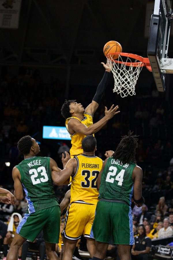 Freshman Ricky Council IV goes for a lay-up against Tulane in the final half of the game on in Jan. 12.