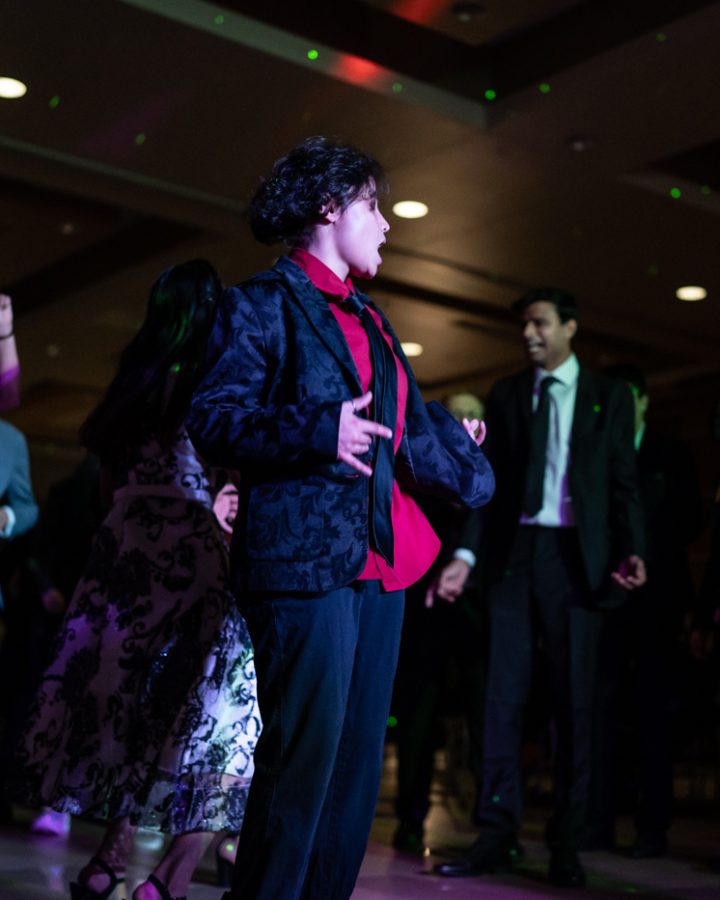 A student shows their moves during Fairmount Formal. The event was hosted by SAC on Feb 19 at the RSC.