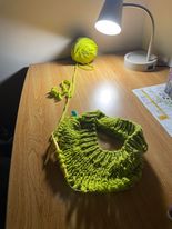 Knitting is a fun hobby to also use to help start avoiding fast fashion