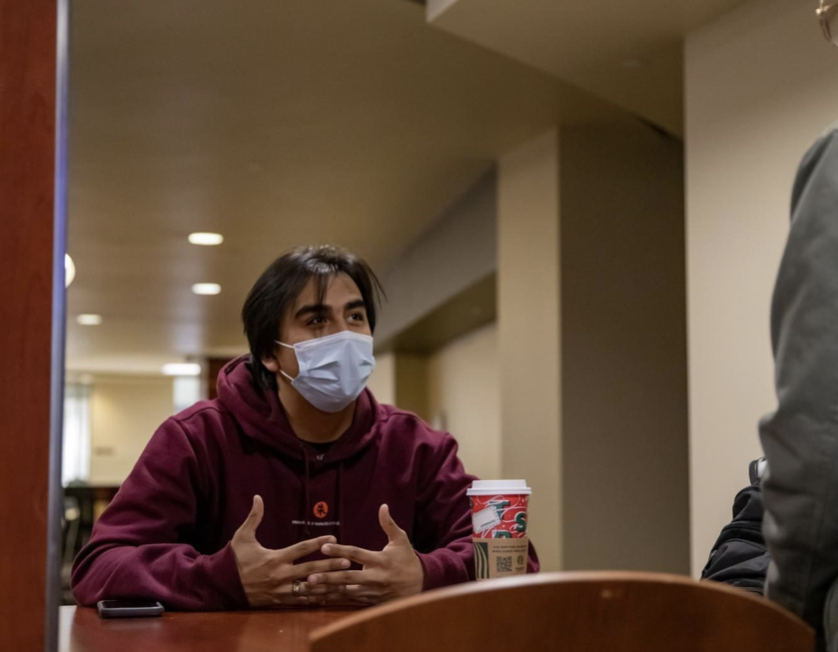 Byran Perez-Moreno, pre-dental freshman, tells The Sunflower that WSU made the right move removing the mask mandate, allowing students to choose for themselves on March 9.